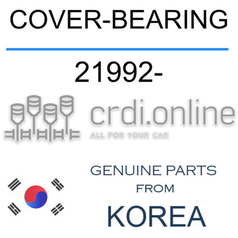COVER-BEARING [ORIGINAL] 21992- 21992 21992