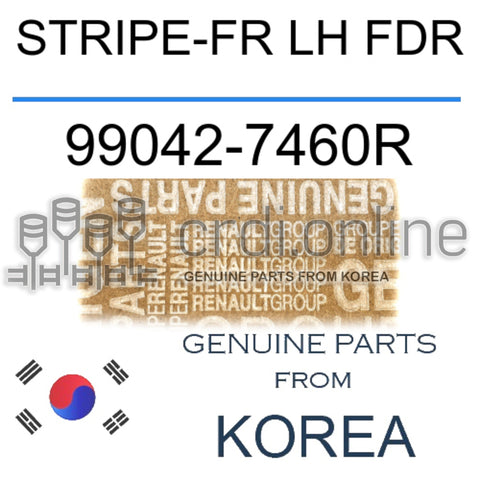 STRIPE-FR LH FDR [ORIGINAL] 99042-7460R 990427460R 99042 7460R