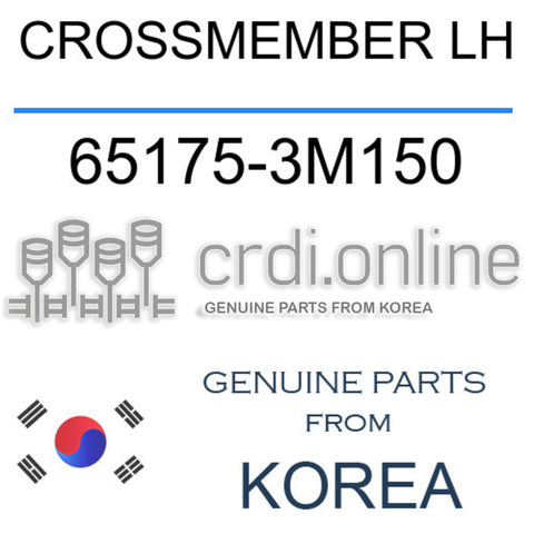 CROSSMEMBER LH [ORIGINAL] 65175-3M150 651753M150 65175 3M150