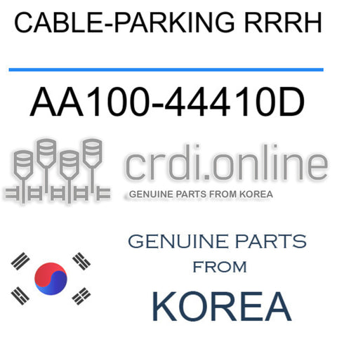 CABLE-PARKING RRRH AA100-44410D AA10044410D AA100 44410D