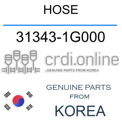 HOSE [ORIGINAL] 31343-1G000 313431G000 31343 1G000