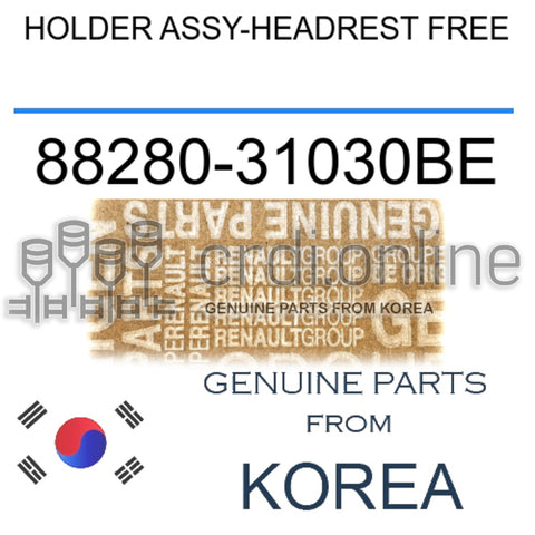 HOLDER ASSY-HEADREST FREE [ORIGINAL] 88280-31030BE 8828031030BE 88280 31030BE