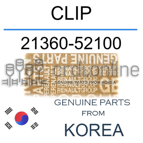 CLIP [ORIGINAL] 21360-52100 2136052100 21360 52100