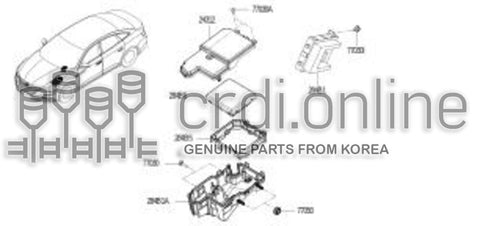 UNDERHOOD SWITCHING MODULE 284B6-7108R 284B67108R 284B6 7108R