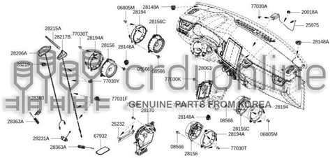 SPEAKER-TWEETER 28148-2497R 281482497R 28148 2497R