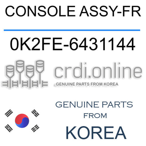 CONSOLE ASSY-FR [ORIGINAL] 0K2FE-6431144 0K2FE6431144 0K2FE 6431144