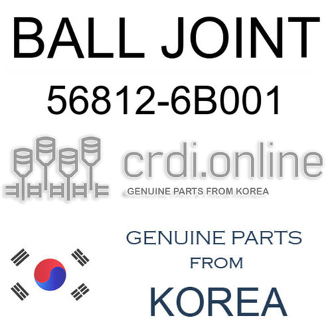 BALL JOINT [ORIGINAL] 56812-6B001 568126B001 56812 6B001