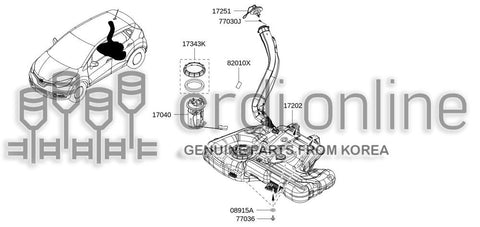 MODULE-PUMP & GAUGE 17202-1275R 172021275R 17202 1275R