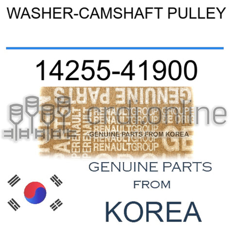 WASHER-CAMSHAFT PULLEY [ORIGINAL] 14255-41900 1425541900 14255 41900