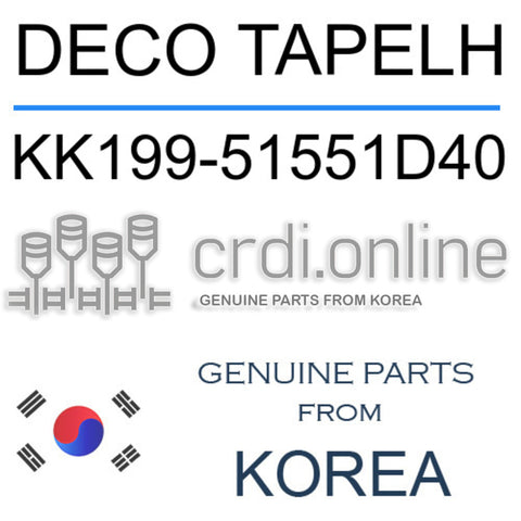 DECO TAPELH KK199-51551D40 KK19951551D40 KK199 51551D40