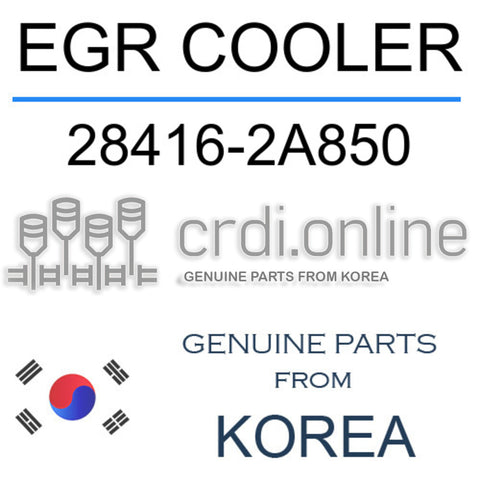 EGR COOLER [ORIGINAL] 28416-2A850 284162A850 28416 2A850