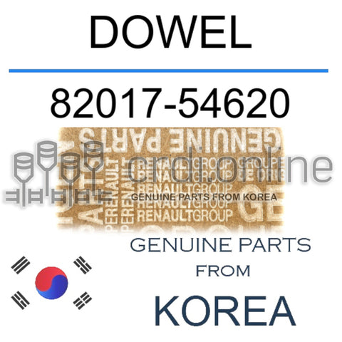 DOWEL [ORIGINAL] 82017-54620 8201754620 82017 54620