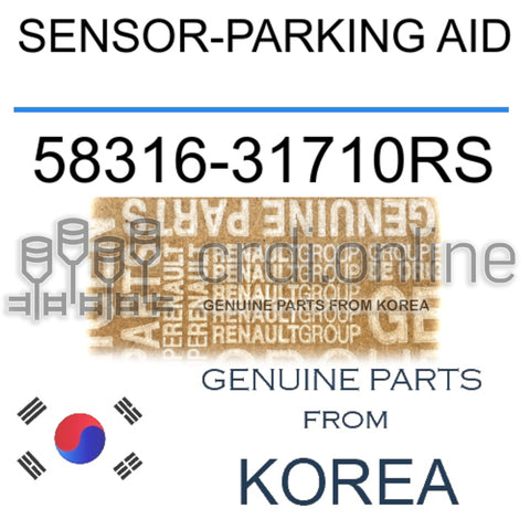 SENSOR-PARKING AID [ORIGINAL] 58316-31710RS 5831631710RS 58316 31710RS