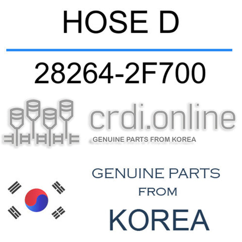 HOSE D [ORIGINAL] 28264-2F700 282642F700 28264 2F700