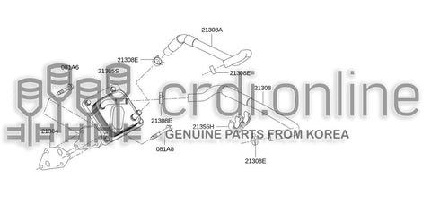 GASKET-OIL COOLER 21304-JA00A 21304JA00A 21304 JA00A
