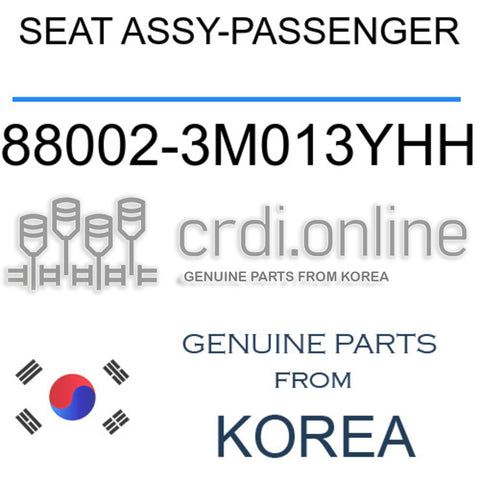 SEAT ASSY-PASSENGER [ORIGINAL] 88002-3M013YHH 880023M013YHH 88002 3M013YHH
