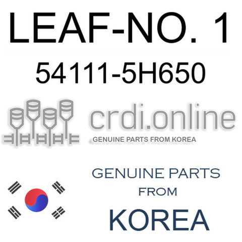 LEAF-NO. 1 [ORIGINAL] 54111-5H650 541115H650 54111 5H650