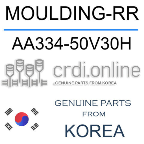 MOULDING-RR [ORIGINAL] AA334-50V30H AA33450V30H AA334 50V30H