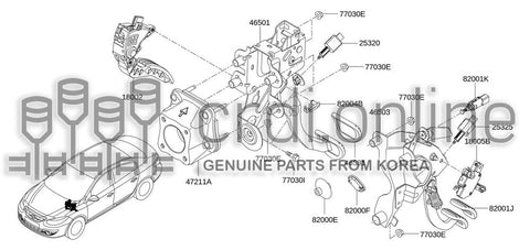 SWITCH ASSY-STOP LAMP 25320-9243R 253209243R 25320 9243R