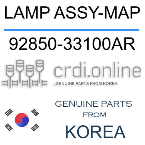 LAMP ASSY-MAP [ORIGINAL] 92850-33100AR 9285033100AR 92850 33100AR