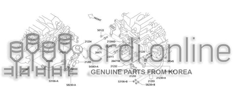 TUBE ASSY-EGR 21230-12900 2123012900 21230 12900