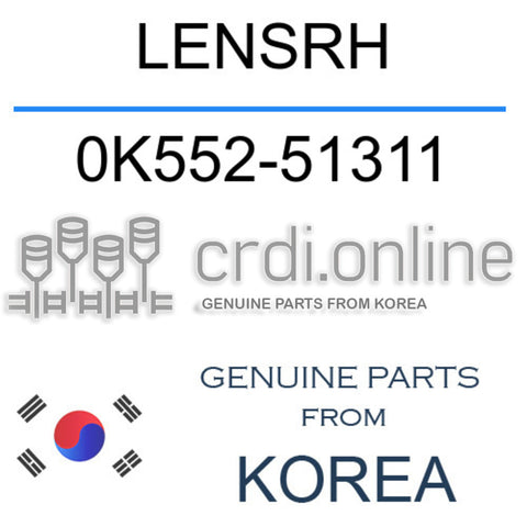 LENSRH [ORIGINAL] 0K552-51311 0K55251311 0K552 51311