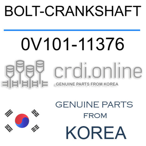 BOLT-CRANKSHAFT 0V101-11376 0V10111376 0V101 11376
