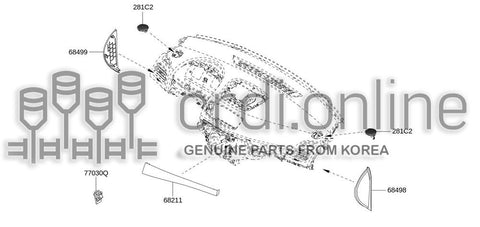 MASK-INSTRUMENTRH 68920-0032R 689200032R 68920 0032R