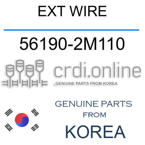 EXT WIRE [ORIGINAL] 56190-2M110 561902M110 56190 2M110