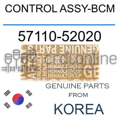CONTROL ASSY-BCM [ORIGINAL] 57110-52020 5711052020 57110 52020