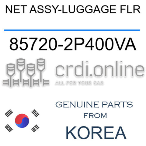 NET ASSY-LUGGAGE FLR [ORIGINAL] 85720-2P400VA 857202P400VA 85720 2P400VA