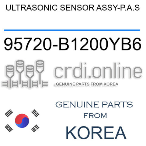 ULTRASONIC SENSOR ASSY-P.A.S [ORIGINAL] 95720-B1200YB6 95720B1200YB6 95720 B1200YB6