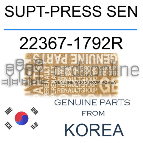 SUPT-PRESS SEN [ORIGINAL] 22367-1792R 223671792R 22367 1792R