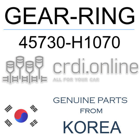 GEAR-RING [ORIGINAL] 45730-H1070 45730H1070 45730 H1070