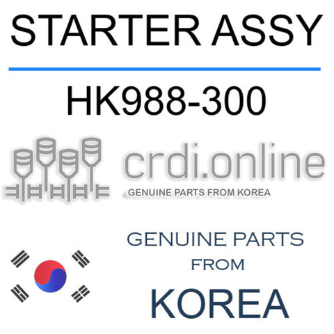 STARTER ASSY [ORIGINAL] HK988-300 HK988300 HK988 300