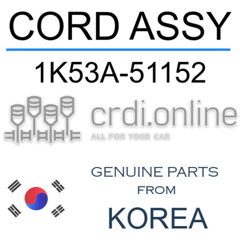 CORD ASSY [ORIGINAL] 1K53A-51152 1K53A51152 1K53A 51152