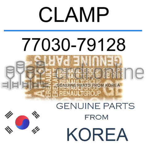 CLAMP [ORIGINAL] 77030-79128 7703079128 77030 79128