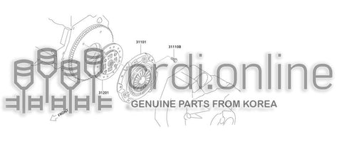 DISK ASSY-CLUTCH 31201-12801 3120112801 31201 12801