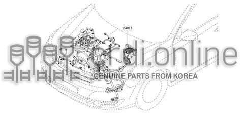 HARNESS-EGI 24011-5481R 240115481R 24011 5481R