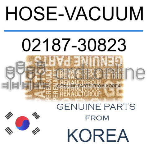 HOSE-VACUUM [ORIGINAL] 02187-30823 0218730823 02187 30823