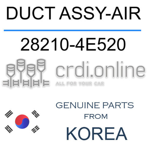 DUCT ASSY-AIR [ORIGINAL] 28210-4E520 282104E520 28210 4E520