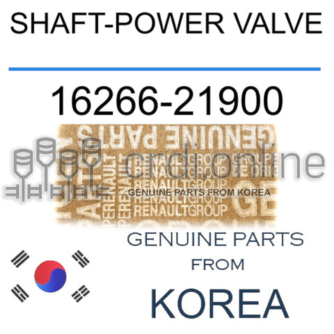 SHAFT-POWER VALVE [ORIGINAL] 16266-21900 1626621900 16266 21900