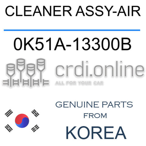 CLEANER ASSY-AIR [ORIGINAL] 0K51A-13300B 0K51A13300B 0K51A 13300B