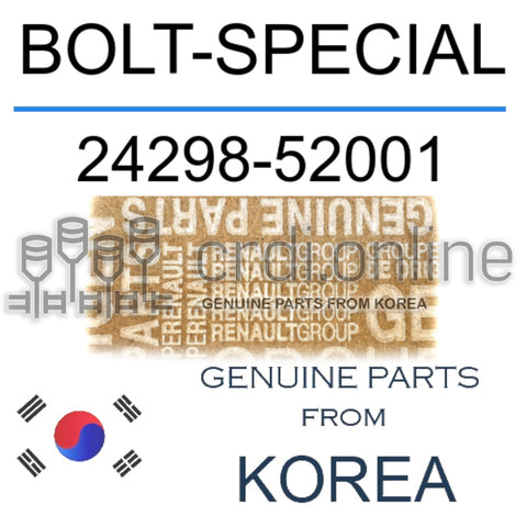 BOLT-SPECIAL [ORIGINAL] 24298-52001 2429852001 24298 52001