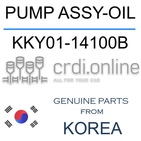 PUMP ASSY-OIL KKY01-14100B KKY0114100B KKY01 14100B