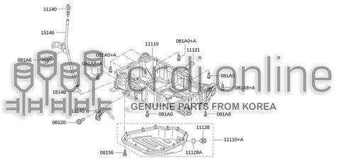 PAN ASSY-OIL 11110-JG31A 11110JG31A 11110 JG31A
