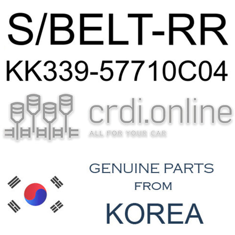 S/BELT-RR [ORIGINAL] KK339-57710C04 KK33957710C04 KK339 57710C04