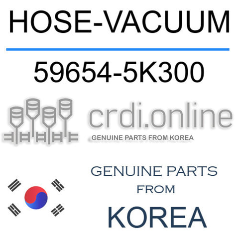 HOSE-VACUUM 59654-5K300 596545K300 59654 5K300