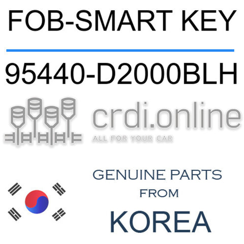 FOB-SMART KEY [ORIGINAL] 95440-D2000BLH 95440D2000BLH 95440 D2000BLH