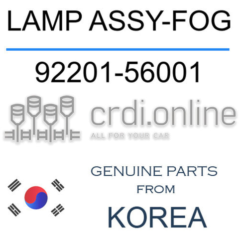 LAMP ASSY-FOG [ORIGINAL] 92201-56001 9220156001 92201 56001